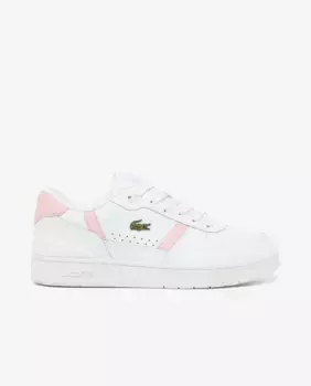 Женский комплект белых кроссовок с Т-образным зажимом Lacoste