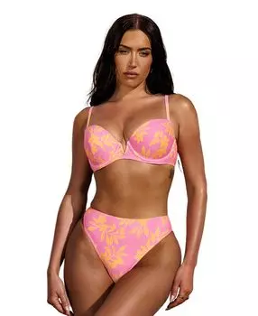 Женский комплект бикини с V-образным вырезом и высокой талией X STASSIE CUPSHE