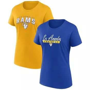 Женский комплект фанатских футболок Fanatics Royal/Gold Los Angeles Rams Fan Fanatics