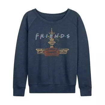 Женский комплект Friends Couch Fountain, легкий свитшот из френч терри Licensed Character, цвет Heather Indigo
