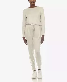 Женский комплект из 2 предметов для отдыха Tie Dye White Mark, коричневый