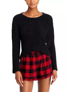 Женский комплект из 2 предметов для сна с шортами Honeydew, черный