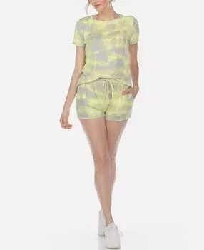 Женский комплект из 2 шорт и верхней части для отдыха White Mark, мульти