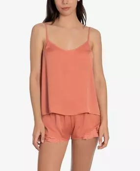 Женский комплект из цельного чеканного атласа malia Midnight Bakery, коралловый