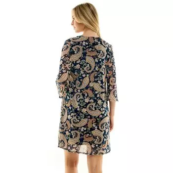 Женский комплект из кардигана с рюшами и мини-платья Luxology Luxology