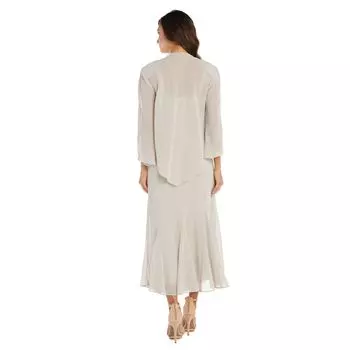 Женский комплект из куртки и платья-годе с бисером R&M Richards R&M Richards, черный