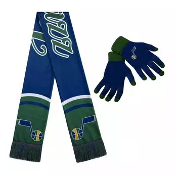 Женский комплект из перчаток и шарфа Utah Jazz