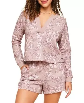 Женский комплект из толстовки и шорт Lesley Adore Me, бежевый