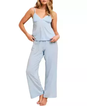 Женский комплект пижамы Eloisa: топ и брюки Adore Me, синий