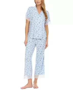Женский комплект пижамы Janelle с топом на бретелях и капри Flora by Flora Nikrooz, синий