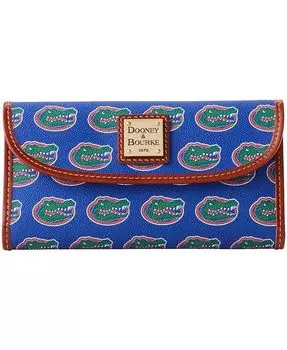 Женский континентальный кошелек Florida Gators Dooney & Bourke, мультиколор
