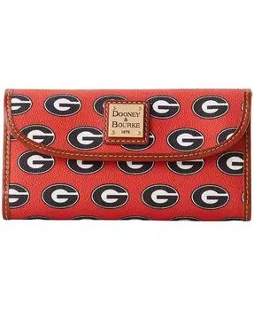 Женский континентальный кошелек Georgia Bulldogs Dooney & Bourke, красный
