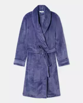 Женский короткий халат nfasis, цвет 430 Azul Oscuro