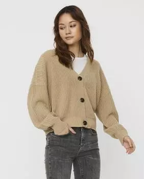 Женский короткий кардиган Vero Moda, кремовый