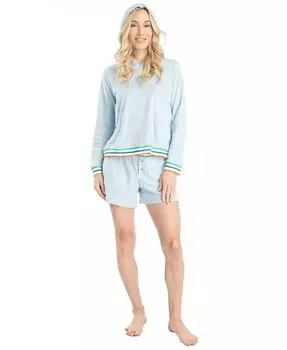 Женский короткий комплект с капюшоном Sunset Chaser Ocean Pacific, синий