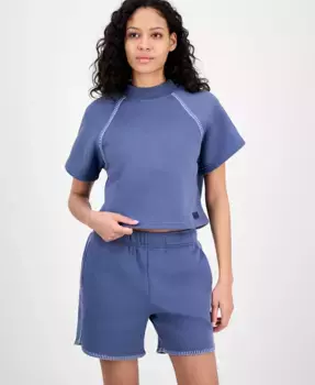 Женский короткий свитшот с круглым вырезом UGG®, синий