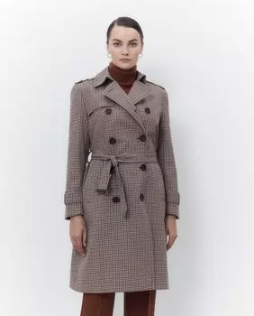 Женский короткий тренч El Corte Ingls, бежевый