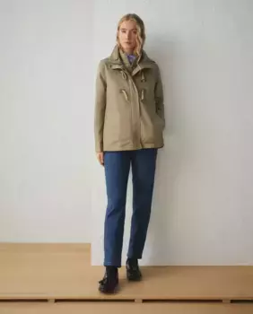 Женский короткий тренч на бретелях Lloyd's, светло-зеленый