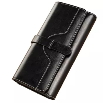 Женский кошелек Banyanu, Античная желтая - кисть для защиты от кражи