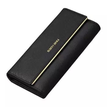 Женский кошелек Banyanu, Бордовый – щётка против кражи