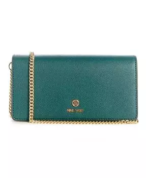 Женский кошелек через плечо с цепочкой для телефона Lockup 9 Nine West, красный