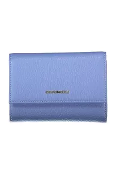 Женский кошелек Coccinelle из зернистой кожи с 3 отделениями, синий