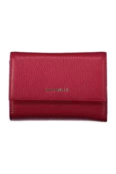 Женский кошелек Coccinelle из зернистой кожи с 3 отделениями, красный