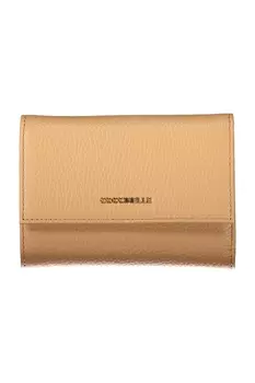 Женский кошелек Coccinelle из зернистой кожи с 3 отделениями, светло-коричневый