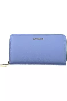 Женский кошелек Coccinelle кожаный с 5 отделениями на молнии, синий