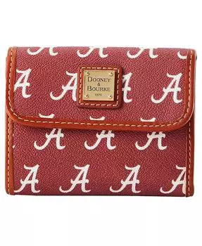 Женский кошелек для кредитных карт Alabama Crimson Tide с клапаном Dooney & Bourke, красный