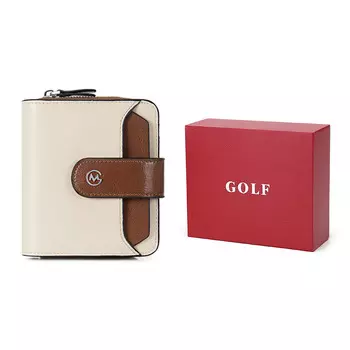 Женский кошелек GOLF, От белого
