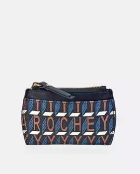 Женский кошелек Guy Laroche из синего холста и кожи, синий