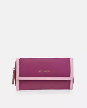 Женский кошелек Guy Laroche среднего размера из кожи фуксии, фуксия
