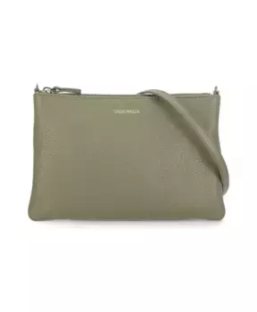 Женский кошелек из галечной кожи Coccinelle, зеленый