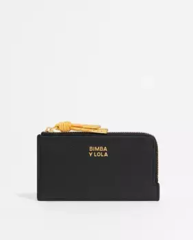 Женский кошелек из гладкой кожи Bimba y Lola, черный