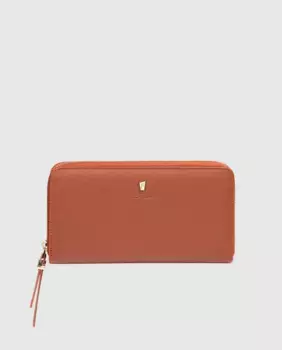 Женский кошелек из коричневой кожи Festina