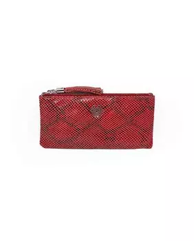 Женский кошелек из красной яловой кожи Laura Valle, красный