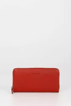 Женский кошелек из натуральной кожи 06907 GNDER(R), красный