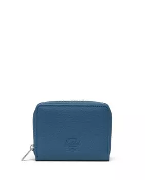Женский кошелек из натуральной кожи синего цвета Herschel, синий