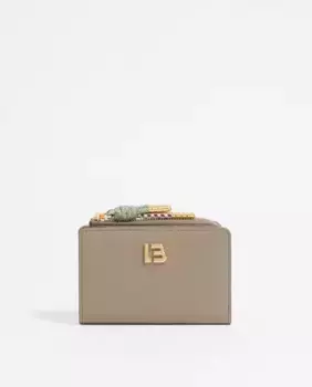 Женский кошелек из серо-коричневой кожи Bimba y Lola, коричневый