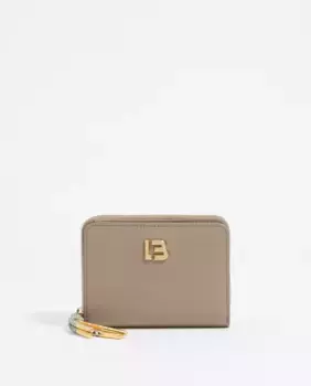 Женский кошелек из серо-коричневой кожи с клапаном Bimba y Lola, коричневый