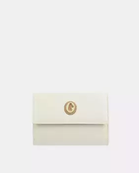 Женский кошелек из серо-коричневой яловой кожи El Potro, бежевый