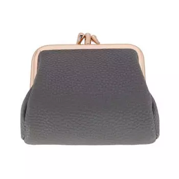 Женский кошелек из веганской кожи с тройной рамкой для монет Julia Buxton, цвет cement