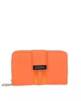 Женский кошелек Jenison на пуговицах мандаринового цвета Cimarrn, оранжевый