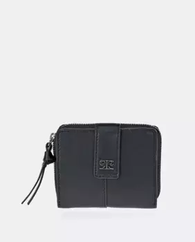 Женский кошелек-кошелек среднего размера на молнии из черной искусственной кожи Pierre Cardin