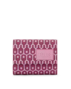 Женский кошелек Manifesto Essence с клапаном среднего размера Tous, цвет Fucsia