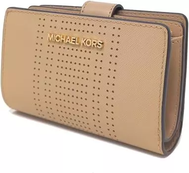 Женский кошелек Michael Kors Jet Set Travel Collection, складной кошелек, цвет верблюжий, повседневный, 35xxxxxx6 л