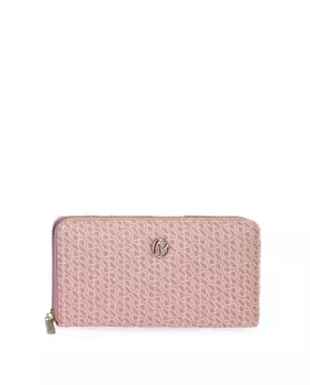 Женский кошелек на молнии розового цвета Pepe Jeans, розовый