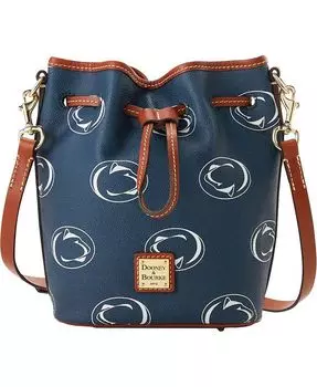Женский кошелек Penn State Nittany Lions с монограммой на шнурке Dooney & Bourke, синий