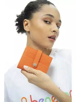 Женский кошелек под кожу BENETTON, апельсин